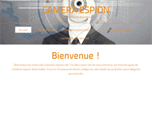 Tablet Screenshot of cameras-espion.net